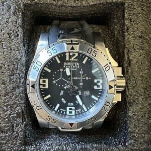 Invicta watch with rubber strap